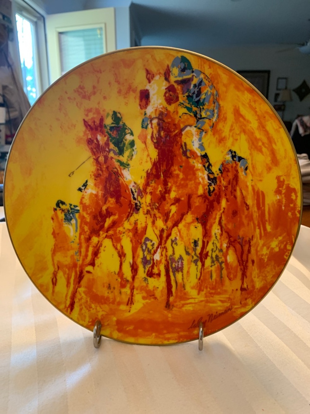 REDUCED! Royal Doulton “Winning Colors”   By LeRoy Neiman Collectible Plate